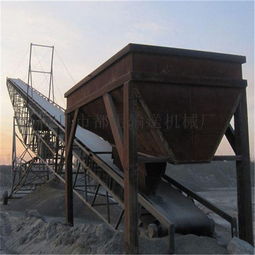 行走式手搖升降膠帶機 加擋邊式散料輸送機xy1